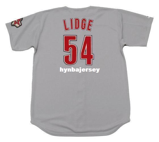 Cheap Custom BRAD LIDGE Houston Stitched 2005 Majestic Vintage Away Baseball Jersey Retro Mens Jerseys Running