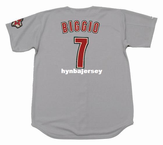 Cheap Custom CRAIG BIGGIO Houston Stitched 2004 Majestic Vintage Away Baseball Jersey Retro Mens Jerseys Running