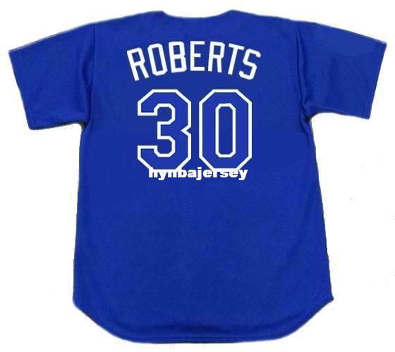 Cheap Custom DAVE ROBERTS Los Angeles Stitched 2003 Majestic Vintage Baseball Jersey Retro Mens Jerseys Running