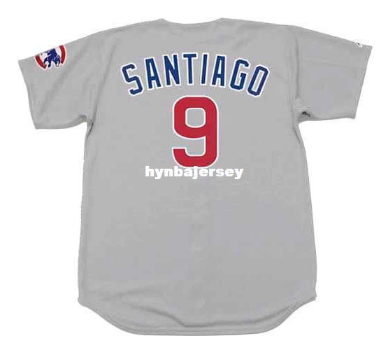 Cheap Custom BENITO SANTIAGO Chicago Stitched 1999 Majestic Vintage Away Baseball Jersey Retro Mens Jerseys Running