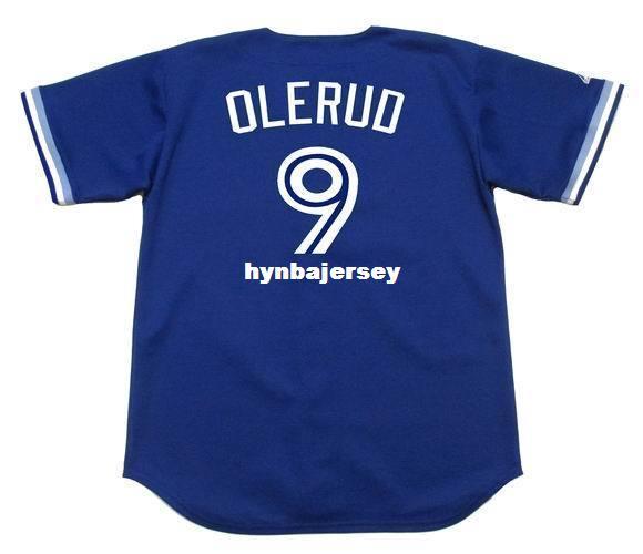 Cheap Custom JOHN OLERUD Toronto Stitched 1994 Majestic Vintage Baseball Jersey Retro Mens Jerseys Running