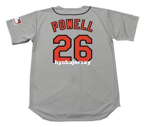 Cheap Custom BOOG POWELL Baltimore Stitched 1969 Majestic Cooperstown Away Baseball Jersey Retro Mens Jerseys Running