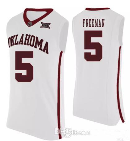 #5 Matt Freeman 2017-18 University Retro Top stitched Sewn basketball jerseys Customize any number and name XS-6XL vest Jerseys Ncaa