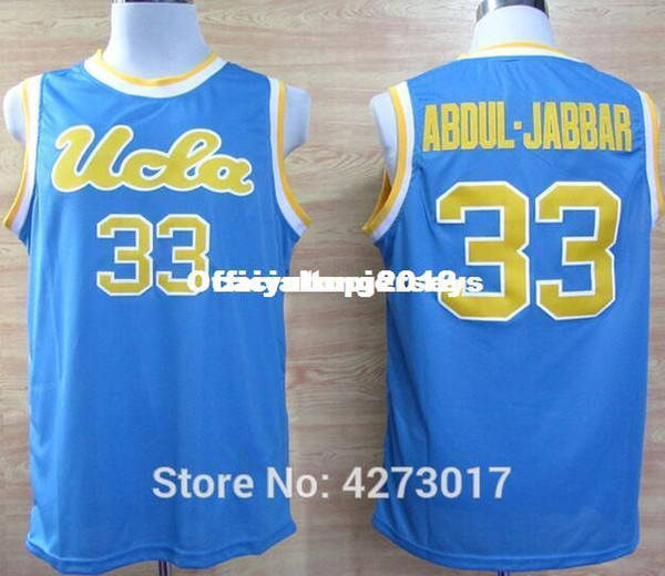 UCLA Bruins 33 Kareem Abdul Jabbar Stitched College Movie Basketball Jersey Size S-XXXL XS-6XL vest Jerseys Ncaa