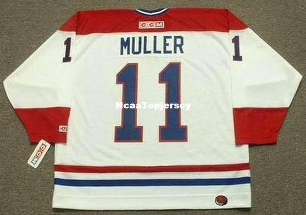 custom Mens Jerseys #11 KIRK MULLER Montreal Canadiens 1993 CCM Home Cheap Retro Hockey Jersey