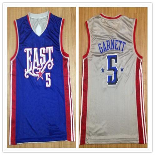 #5 Kevin Garnett 2008 East All Star Top Basketball Jersey All Size Embroidery Stitched Customize any name and name XS-6XL vest Jerseys Ncaa