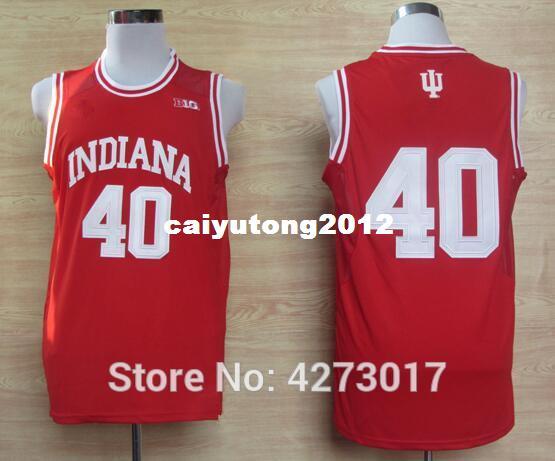 Mens Hoosiers 40 Cody Zelle retro Top college basketball jerseys College Basketball Jersey Custom Any Name and Num Ncaa