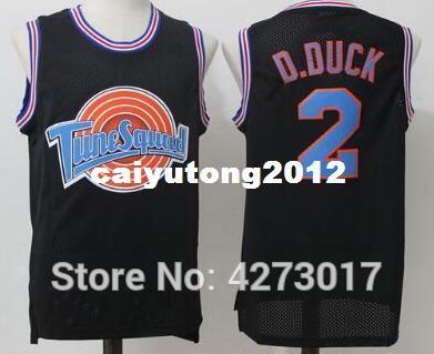 Space Jam Tune Squad Movie 2 Daffy Duck ! TAZ #1 Bugs Bunny 1/3 Tweety Bird 10 Lola Bunny 22 Bill Murray Basketball Jersey Ncaa