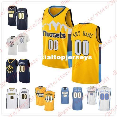 Cheap Custom New College jersey Any number any name Mens Youth Women Stitched Personalized Yellow Blue White vest Jerseys ncaa