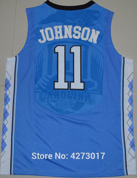 Mens #11 Brice Johnson North Carolina Tar Heels College Basketball Jersey Size S-XXXL Ncaa