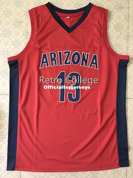 13 Deandre Ayton Arizona Wilcats College Retro Top stitched Sewn basketball jerseys Customize any number and name XS-6XL vest Jerseys Ncaa