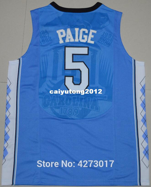 Mens #5 Marcus Paige North Carolina Tar Heels College Basketball Jersey Size S-XXL Ncaa