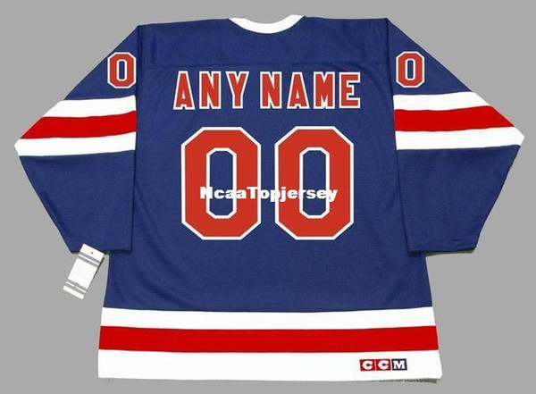 custom Mens Jerseys NEW YORK RANGERS 1930's CCM Vintage 