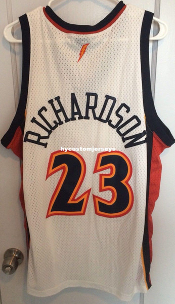 NCAA Cheap #23 Jason Richardson Basketball Jersey Mens Orange Blue White Stitched jerseys