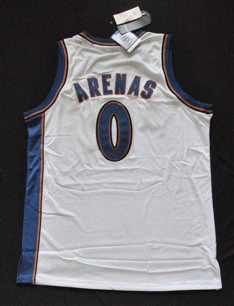 Cheap #0 GILBERT ARENAS Jersey #23 MICHAEL Signed Mens Orange Blue White custom Hwc tbtc Basketball jerseys Ncaa