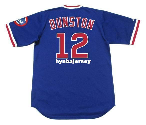 Cheap Custom SHAWON DUNSTON Chicago Stitched 1987 Majestic Cooperstown Vintage Baseball Jersey Retro Mens Jerseys Running