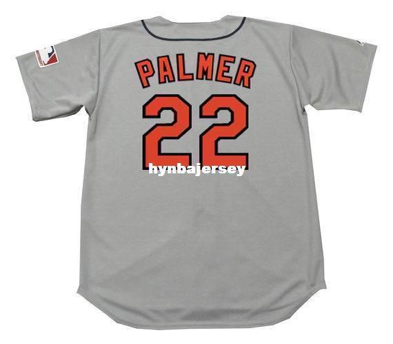 Cheap Custom JIM PALMER Baltimore Stitched 1969 Majestic Cooperstown Away Baseball Jersey Retro Mens Jerseys Running