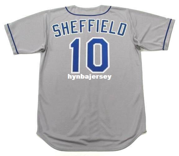 Cheap Custom GARY SHEFFIELD Los Angeles Stitched 2001 Majestic Vintage Away Baseball Jersey Retro Mens Jerseys Running