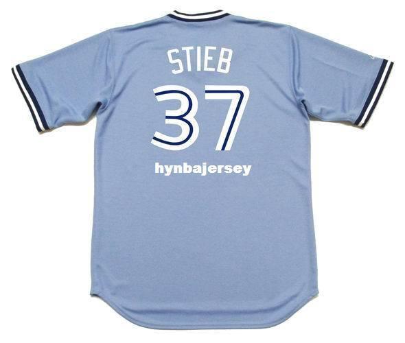 Cheap Custom DAVE STIEB Toronto Stitched 1982 Majestic Cooperstown Away Baseball Jersey Retro Mens Jerseys Running