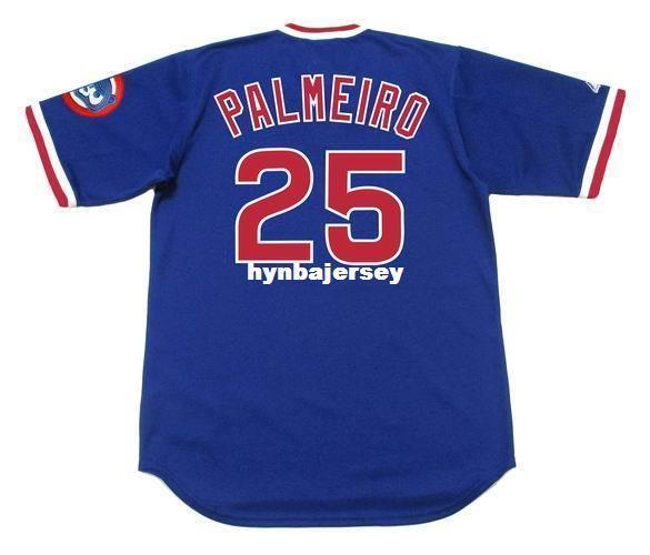 Cheap Custom RAFAEL PALMEIRO Chicago Stitched 1988 Majestic Cooperstown Vintage Baseball Jersey Retro Mens Jerseys Running