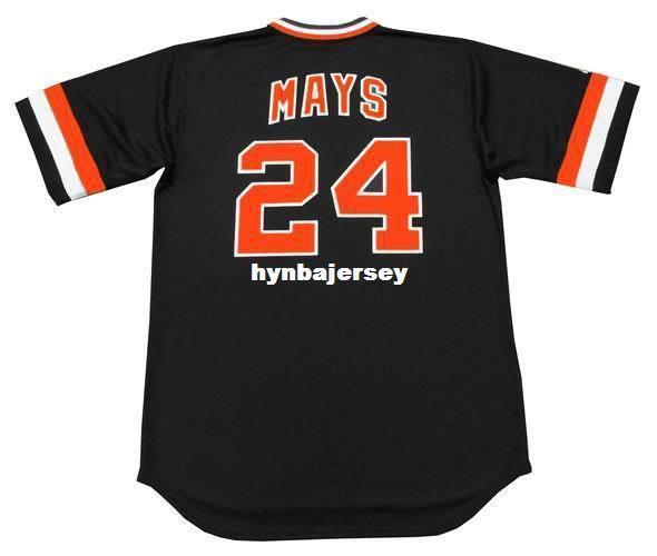 Cheap Custom WILLIE MAYS San Francisco Stitched Majestic Cooperstown Vintage Baseball Jersey Retro Mens Jerseys Running