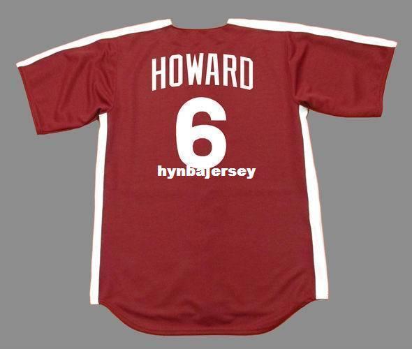 Cheap Custom RYAN HOWARD Philadelphia Stitched 1979 Majestic Cooperstown Baseball Jersey Retro Mens Jerseys Running