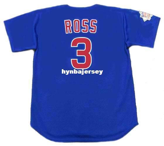 Cheap Custom DAVID ROSS Chicago Stitched Majestic Alternate Baseball Jersey Retro Mens Jerseys Running