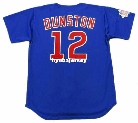 Cheap Custom SHAWON DUNSTON Chicago Stitched 1997 Majestic Vintage Alternate Baseball Jersey Retro Mens Jerseys Running