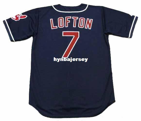 Cheap Custom KENNY LOFTON Cleveland Stitched 1995 Majestic Vintage Alternate Baseball Jersey Retro Mens Jerseys Running