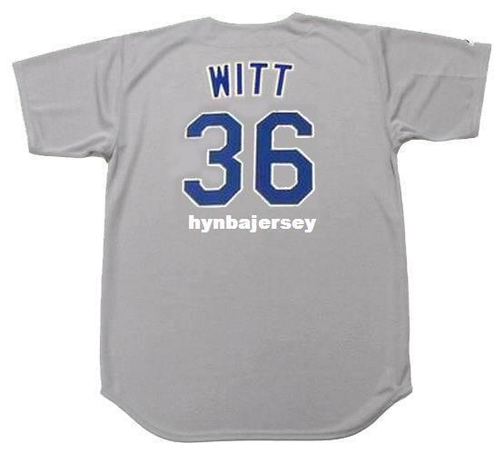 Cheap Custom BOBBY WITT Texas Stitched 1990 Majestic Cooperstown Away Baseball Jersey Retro Mens Jerseys Running