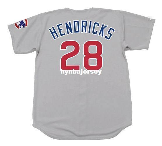 Cheap Custom KYLE HENDRICKS Chicago Stitched Majestic Away Baseball Jersey Retro Mens Jerseys Running