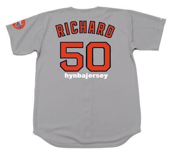 Cheap Custom J.R. RICHARD Houston Stitched 1971 Majestic Cooperstown Away Baseball Jersey Retro Mens Jerseys Running