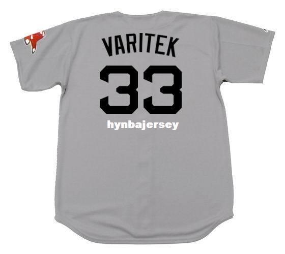 Cheap Custom JASON VARITEK Boston Stitched 2009 Majestic Vintage Away Baseball Jersey Retro Mens Jerseys Running