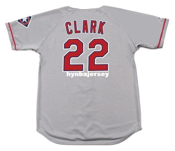 Cheap Custom WILL CLARK Texas Stitched 1996 Majestic Vintage Away Baseball Jersey Retro Mens Jerseys Running