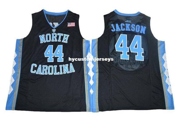 #44 Justin Jackson Jersey North Carolina Tar Heels College Retro Top stitched embroidery basketball jerseys vest Jerseys Ncaa