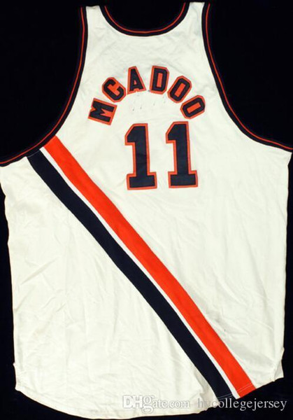 cheap Bob McAdoo #11 Buffalo Braves Jersey SEWN NEW ANY NAME Mens White Stitched Basketball Jerseys