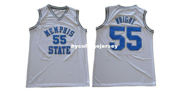 55 Lorenzen Wright State Men's Top Jersey,100% Stitched basketball Jersey XS-6XL vest Jerseys Ncaa