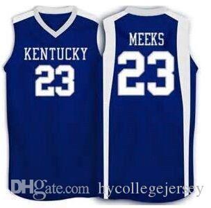 Cheap Kentucky Wildcats jerseys #23 Jodie Meeks Basketball Jersey blue,white, or Custom any player for any name Embroidery Men jerseys