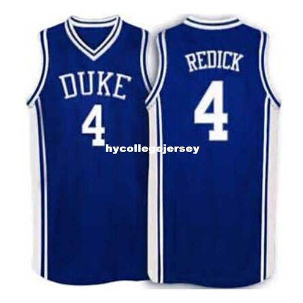 #4 JJ Redick Duke Blue Devils Top Jers Retro Basketball Jersey New Material Top quality Sewn jersey XS-6XL vest Jerseys Ncaa