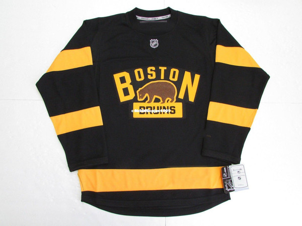 Cheap custom BOSTON BRUINS 2016 WINTER CLASSIC PREMIER HOCKEY JERSEY stitch add any number any name Mens Hockey Jersey XS-6XL