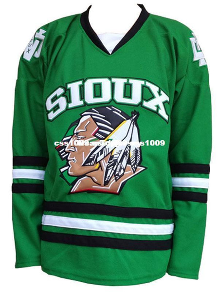 Cheap wholesale North Dakota Fighting Sioux Blank College Hockey Jersey Customize any name number MEN WOMEN YOUTH jersey