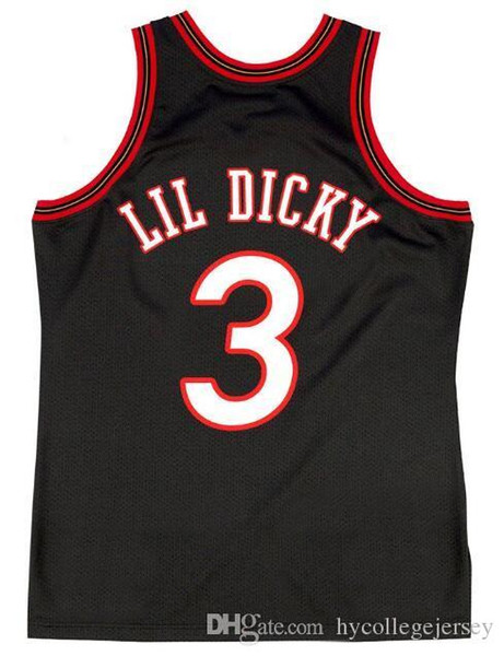 Brotherly Love 3# Lil Dicky Jerseys Black embroidery Mens jersey Free shipping