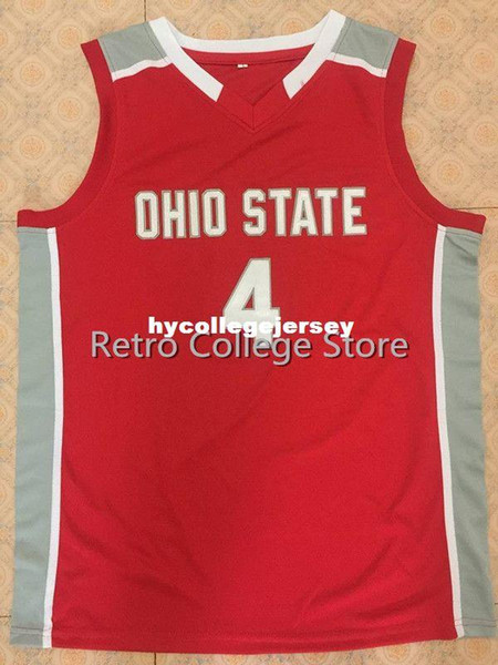 Ohio State Buckeyes #4 Aaron Craft Retro Top College Basketball Jersey stitched name and number any size XXS-6XL XS-6XL vest Jerseys Ncaa