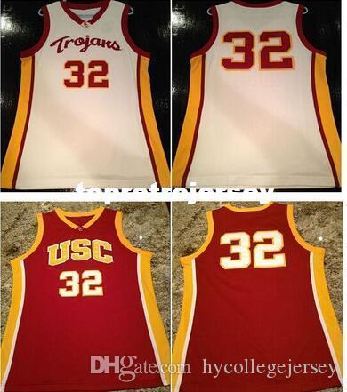 high quality Men's # 32 OJ mayo Jersey University Southern California Jersey Stitched high quality embroidery Jerseys