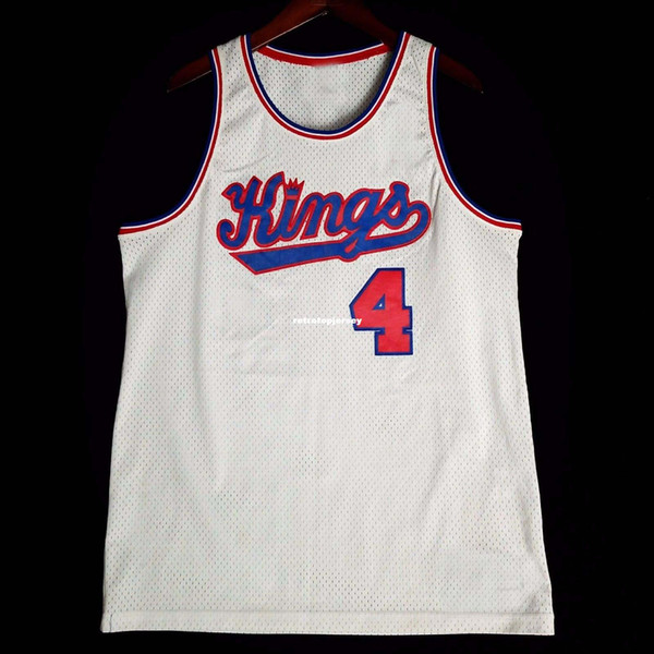 100% Stitched Chris Webber #4 Sewn HWC Jersey jason williams white Mens Vest Size XS-6XL Stitched basketball Jerseys Ncaa