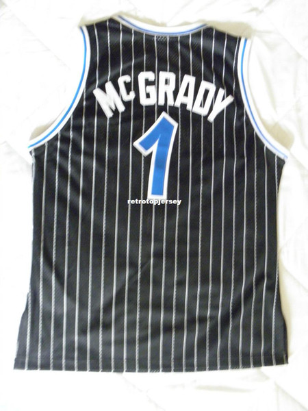 Rbk Sewn Tracy McGrady #1 Top jersey Retro Mens Vest Size XS-6XL Stitched basketball Jerseys Ncaa