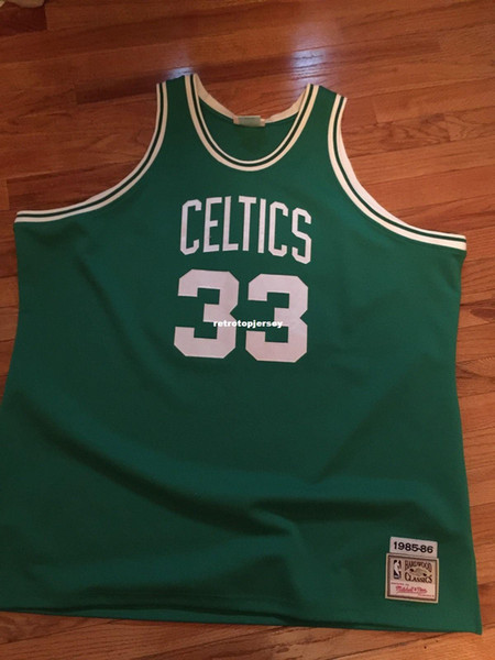 Mitchell And Ness Top Larry Bird #33 Sewn Jersey Mens Vest Size XS-6XL Stitched basketball Jerseys Ncaa