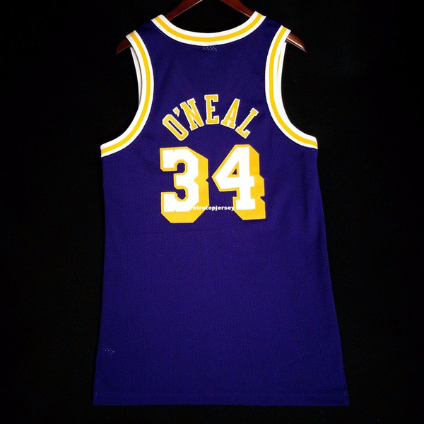 100% Stitched Shaquille O'Neal wholesale Jersey - kobe Shaq Oneal Mens Vest Size XS-6XL Stitched basketball Jerseys Ncaa