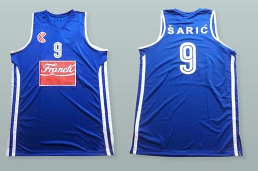 9 Dario Saric franch basketball Jersey Men's Sewn Stitched Custom any Number and name Jerseys XS-6XL vest Jerseys Ncaa