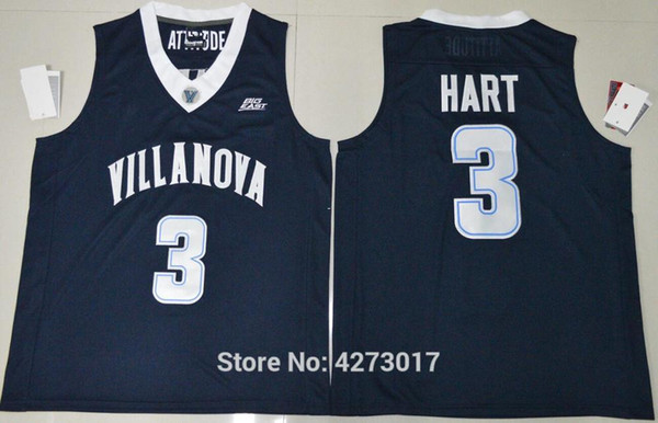 Men Sale 3 Josh Hart College Jersey Villanova Wildcats Basketball Jerseys Navy Blue Stitched Sports Uniforms Hot Ncaa